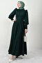 Mina Hijab Dress Emerald