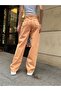 Mustard Loose Leg Relaxed Washable Unisex Jean - 4