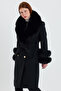 Cuffed Fur Coat - Collar and Sleeve (Removable Furs) M1 - 6