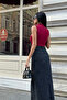 Women's Burgundy Sleeveless Blouse - 4