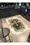 Multi-Colored Bee Patterned Washable Carpet Miravip8242 - 2