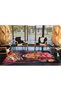 Floral Insect Tiger Patterned Washable Carpet Miravip8236 - 3