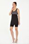Woman's Black Strap Leggings Swimsuit C4T1N3O8 - 3
