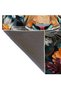 Multicolored Tiger Patterned Washable Carpet Miravip8221 - 5