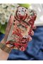 iPhone 14 Plus Compatible Red Aesthetic Design Transparent Phone Case - 3