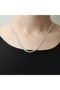 Silver Italian Chain Steel Necklace - 3