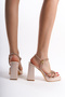 Lami̇n Model Evening Dress Heelled Shoes - 8