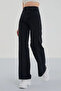 Black Wide Leg Wide Leg Jeans Loose Trousers - 2