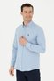 Men's Blue Long Sleeve Shirt