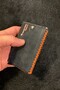 Mechanism Card Holder Genuine Leather Hand Stitched Small Wallet Card Holder - 3