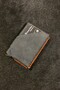 Mechanism Card Holder Genuine Leather Hand Stitched Small Wallet Card Holder - 2