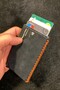 Mechanism Card Holder Genuine Leather Hand Stitched Small Wallet Card Holder - 5