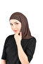 وشاح بيضاوي الشكل من قماش الشيفون من بونيلي - St 103 بني فاتح - 2