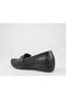 9007 Genuine Leather Orthopedic Black Women's Daily Mother Shoes - 2