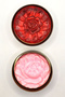 2-Piece Holiday and Travel Soap Set (Rose, Amber Scented) - Glycerin Soap in Decorative Gold Box - 2