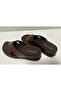 WOMEN'S COPPER COLOR CROSSBAND ORTHOPEDIC SOLE SLIPPERS BELIZE 16 - 6