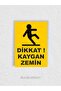 Slippery Floor Warning Sign A4 Composite Panel