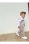 Linen Vest Set Vest Shirt Pantalon is a set of 4, including bow tie. - 3