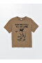 Crew Neck Printed Short Sleeve Boys' T-Shirt