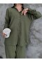 Women's Shirt & Pants Linen Set - 8