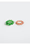 Pastel Green Women's Bijouterie Ring37022513 - 3