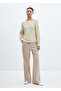 Beige Women's Trousers57026717
