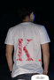 Letter K Kiss Kiss Design T-Shirt