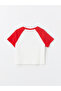 Crew Neck Printed Short Sleeve Girl's T-Shirt - 2