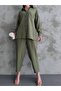Women's Shirt & Pants Linen Set - 4