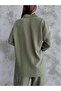 Women's Shirt & Pants Linen Set - 3