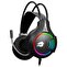 H001 سماعة رأس ستيريو USB Rainbow للألعاب حيوية