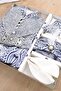 Baby Boy Luxury Special Day King Hat and Mevlütluk Set 0-6 Months Hospital Release Mevlüt Set Stl6628 - 5