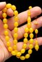 Yellow Squeezing Tassel Rosary - Master Workmanship - 2