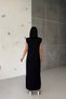 women's modal dress with padded slit detail NBG010 - 5