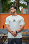 Aslan Baskılı Basic T-Shirt Beyaz