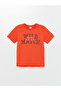 Crew Neck Printed Short Sleeve Boys' T-Shirt