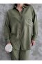 Women's Shirt & Pants Linen Set - 2