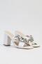 ® |    Pc-53064- 3959 White-Women's Heeled Slippers - 2