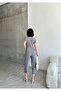 Double Breasted Collar Wrap Jumpsuit - 8
