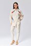 Embroidered Viscose Linen Suit - 2
