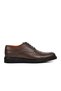 Premium 32944 Coffee Genuine Leather Men's Casual Shoes