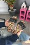 Data Leopard Tassel Stone Detailed Women's Slippers - 2