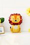Birthday Balloon Set with Lion Balloon Safari Mildew Green Cream Number Balloon Retro EASY INSTALL VIDEO - 6