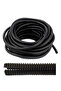5mm Slotted Spiral Hose Cable Hiding Isolation Pipe Flexible Black