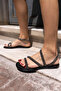 MENDESA WOMEN'S BLACK IMPORTED STONE SANDAL - 4