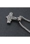 Vintage Patterned Thor Mjollnir Triquetra Nordik 316L Steel Necklace - 4
