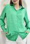 Women's Light Flowing Satin Shirt - 3