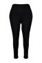 Siyah Tayt Görünümlü Ektra Esnek Büyük Beden Skinny Jeans TBBSS24CJ00034 - 11