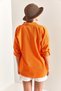Women's Shirt - Double Pocket Oversize Linen Shirt - 2