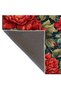 Decorative Red Rose Patterned Washable Carpet Miravip8213 - 5